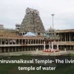 Thiruvanaikaval Temple- The living temple of water